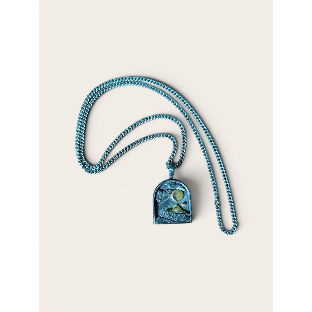 Sacred Mountain Necklace,mustard seed verse